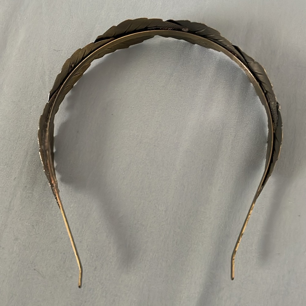 BCBG gold leaf headband - Picture 3 of 17